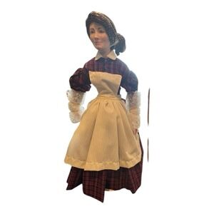 Florence‎ Nightingale Style Nurse Doll w/ Red Cross Flag & Accessories